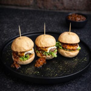 MINI HAMBURGUESAS MENDALOS